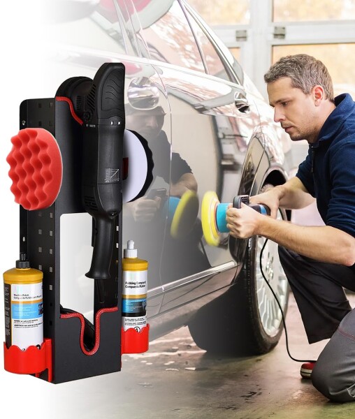 高耐久アルミ合金製 研磨機用ラック＆固定ブラケット2個セット