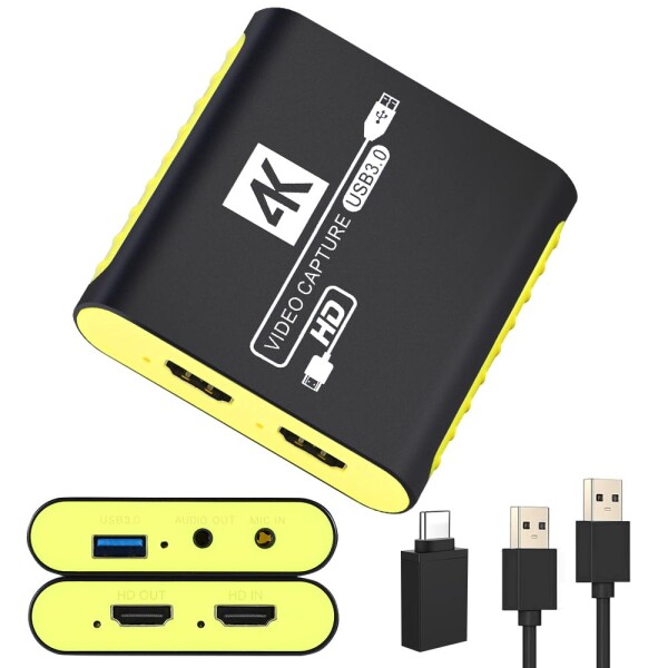 HDMI ビデオキャプチャー ボード Switch 2 対応 USB3.0 & YUY2サポート