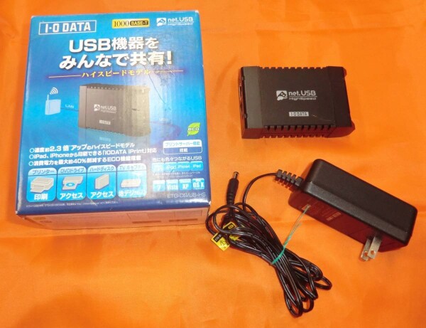 I-O DATA USBデバイスサーバー(net.USB)ハイスピードモデル ETG