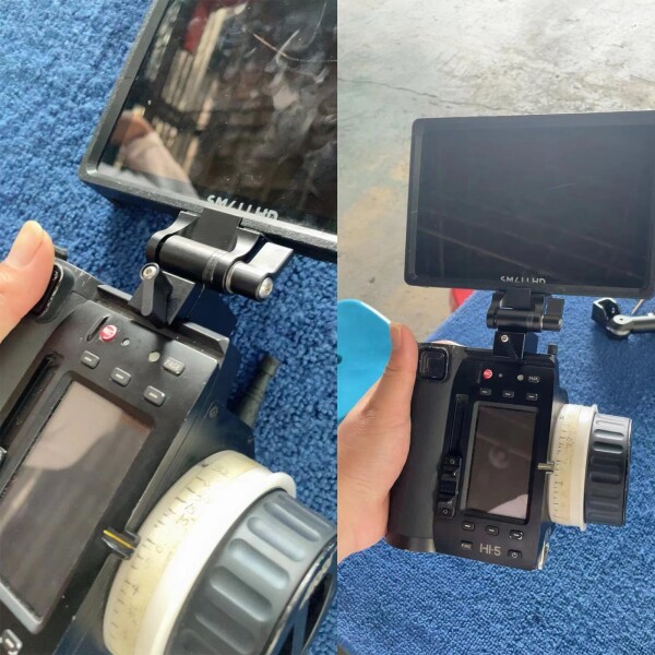 HangTon Hi-5モニターブラケットスタンドマウントARRIハンドユニット、ブラケット取り付けキット 1/4インチ-20スレッド。_4