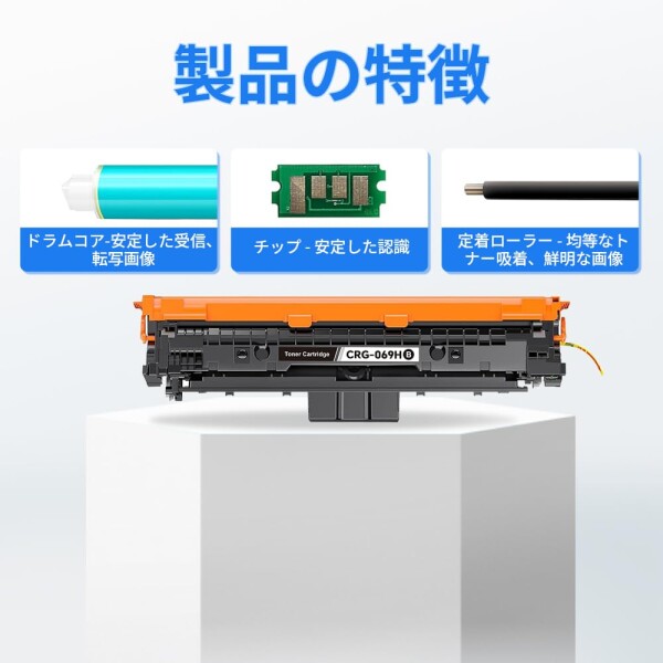 Canon トナーカートリッジ069H（CRG-069H）シリーズ 純正＜4色入