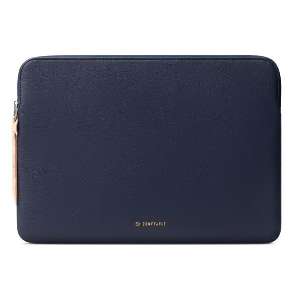 Comfyable Leather Laptop Sleeve Compatible with 16 Inch MacBook Pro M4 2024 & 15 Inch MacBook Air M3 2024 A3114 (Loose Fit) M2 2023, Blue