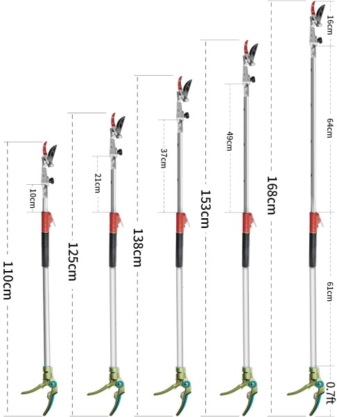 【条件あり
】iPhone11 FLORA GUARD 110cm-166cm 高枝切りバサミ 高枝切鋏 伸縮式高枝切り鋏 高