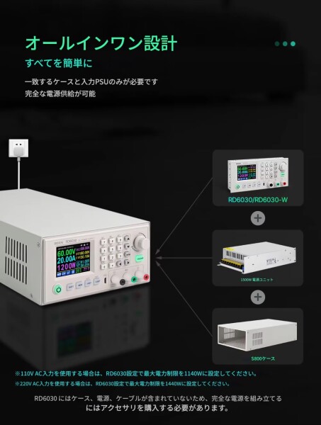 zmart RD RD6030W S800RD 60V 30A DC 調整可能 ステップダウン 電圧 ベンチ 安定化電源 降圧 コンバータ