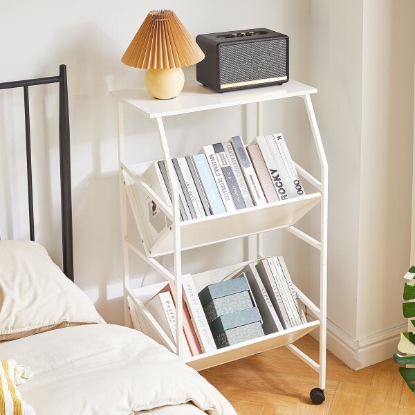 送料無料】 レシル 天板付き ファイルワゴン A4ファイル対応 ブック