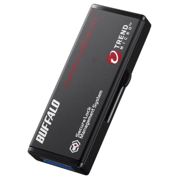 BUFFALO 暗号化機能 管理ツール USB3.0 セキュリティーUSBメモリー ウイルスチェック 32GB RUF3-HS32GTV
