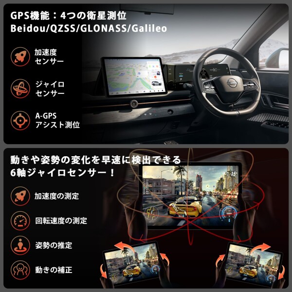 アビドパッド A90S タブレット simフリー Helio G99 Tablet 11インチ RAM24GB+ROM256GB Android Tablet 1920x1200解像度 Tablet GPS搭載 ジャイロセンサ/光センサ/顔認識 WiFi/BT5.2/OTG 8000mAh 3.5 mmイヤホン simフリーT_4