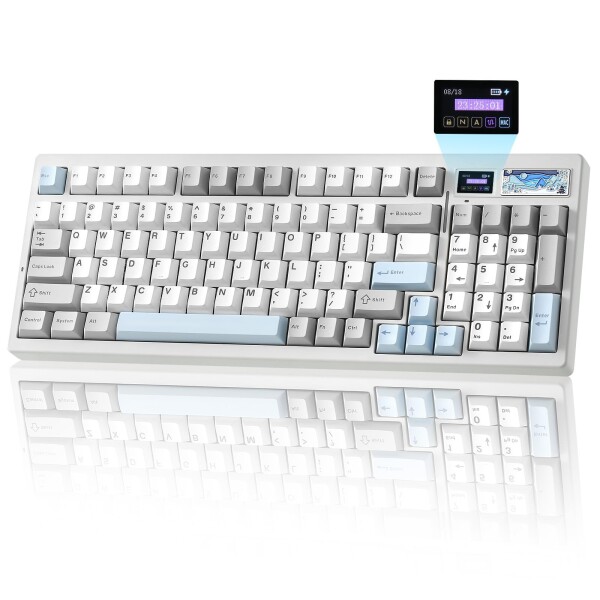 YUNZII IF99 96%レイアウト ワイヤレス ゲーミングキーボード 