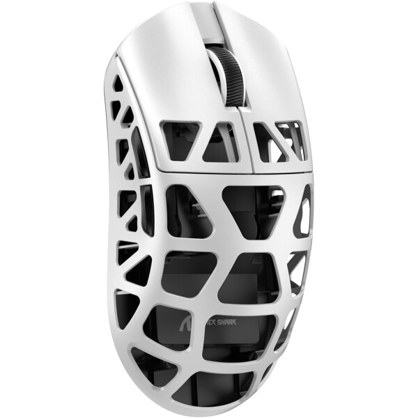 ATTACK SHARK R3 ゲーミングマウス3 モード マグネシウム合金版46g超軽量マウス 有線Type-C/Bluetooth/ワイヤレス2.4G接続 8000hz PAW3395センサー 26000DPI 急速充電 人間工学 （ホワイト）