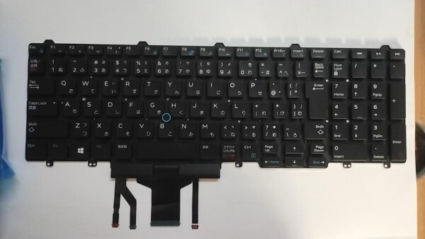 WJZX(忠興部品です)修理交換用日本語キーボード適用す るDell Latitude E5550 P37F E5570 P48F E5580 E5590 E5591 550 5570 5580 P60F 5590 5591に対応バックライト付