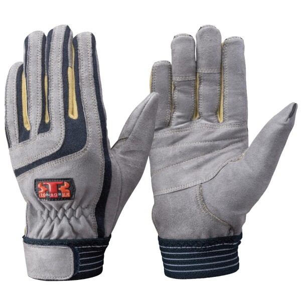 (TONBOREX) ケブラー繊維&テイジン製ナノフロント 耐切創 手袋 K-5017 ネイビー SSサイズ スマホ操作可能 タッチパネル対応 ハンディータッチモデル 水洗い可能 消防手袋 グローブ 消防団 訓