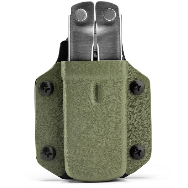 TACTICAL GEEK TX3 マルチツールシース LEATHERMAN REBAR用、Kydex 素材を使用したマルチツールホルスター、ベルト用バッククリップ付き厚さ調節可能なマルチツールホルダー、マルチツールは含