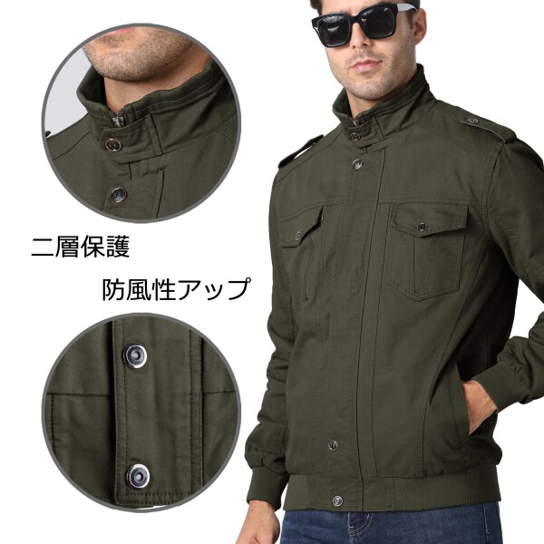 KEFITEVD) 防寒着 メンズ 作業着 アウター アウトドア ワーク