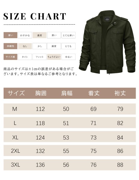 KEFITEVD) 防寒着 メンズ 作業着 アウター アウトドア ワーク