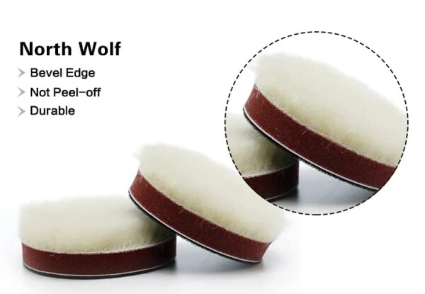 AnViele NorthWolf 80mmポリッシングウールハ?フ１０枚set