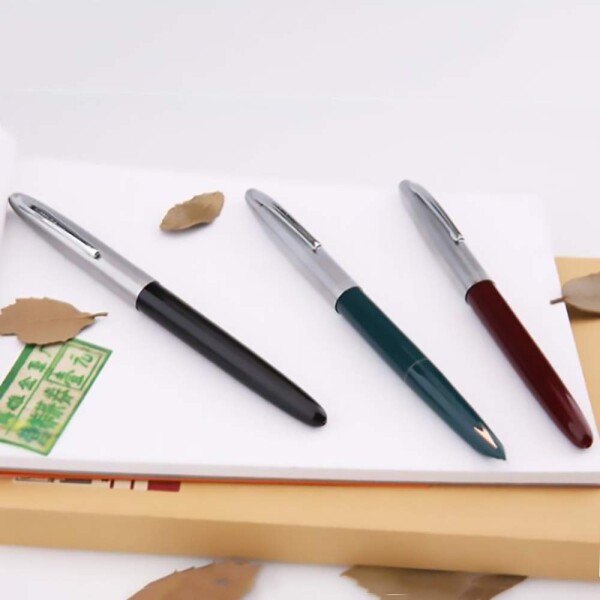 Lanxivi 3本 純正 ヒーロー 329 万年筆 細字ペン先 ゴールドアロー