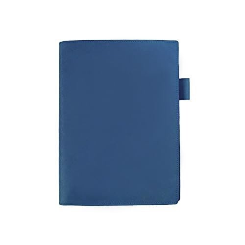 ロディア カバー No.16 サイズ 本革 (日本製) メモ帳一冊付き (コバルトブルー)_1