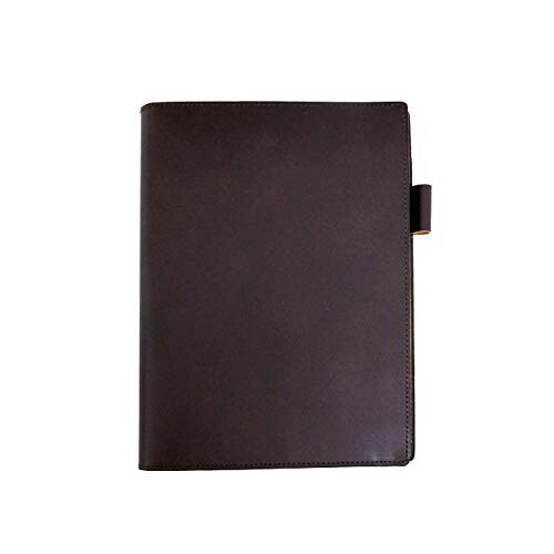 ロディア カバー No.16 サイズ 本革 (日本製) メモ帳一冊付き (チョコ)_1