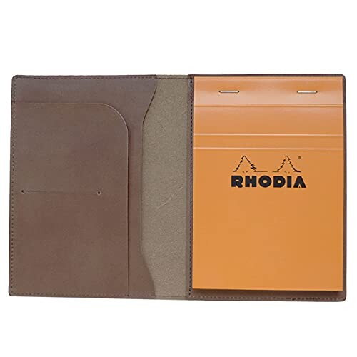 ロディア カバー No.13 横型 本革 （日本製） メモ帳 一冊付 (グレージュアッシュ)_1