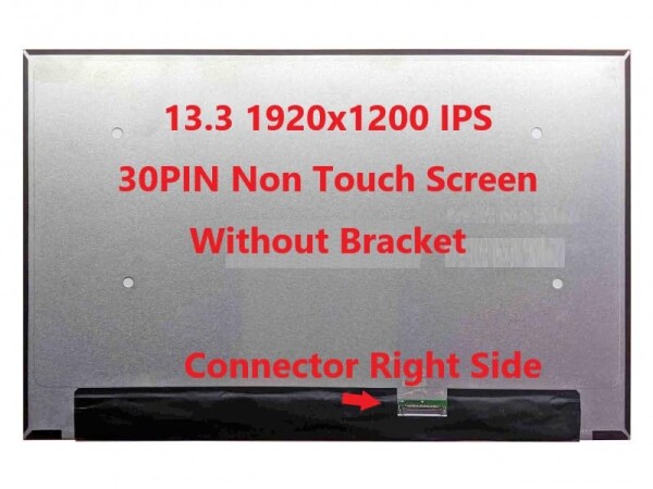 FULLCOM New 13.3 Inch WUXGA IPS 1920x1200 (16:10)30 Pin Matte Compatible With B133UAN01.2 NV133WUM-N61 M133NW4J R3_2