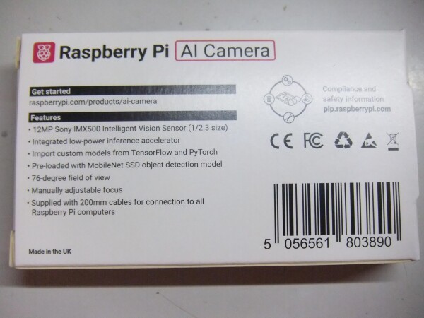 Raspberrypi AI Camera ラズベリーパイ AI カメラ_2