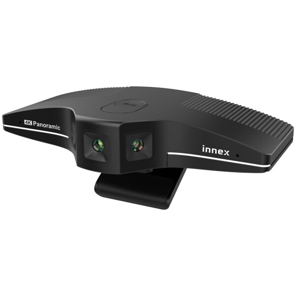 Innex C831 AI搭載 4K解像度 自動顔追尾オートフレーミング 5倍デジタルズーム180°超広角パノラマWEBカメラ ノイズキャンセリング デュアルマイク内蔵 AI自動フレーミング 自動光補正 Zoom/Skyp