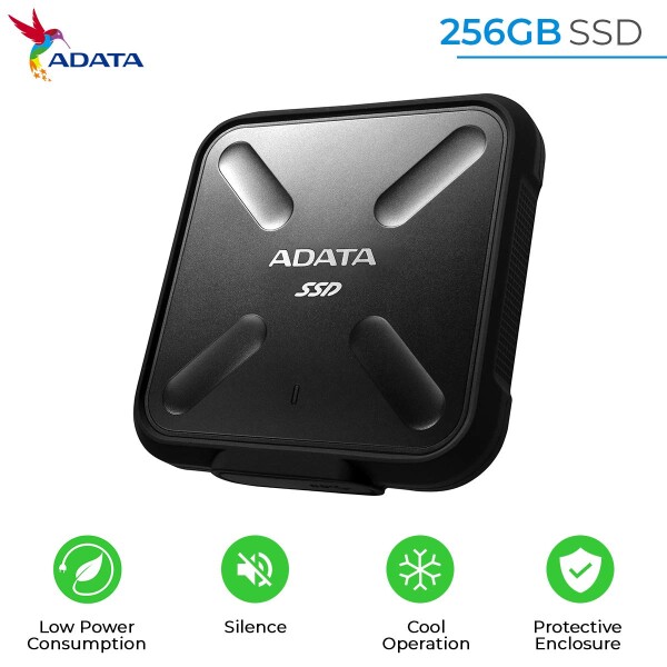 ASD700-256GU3-CBK (256GB ポータブルSSD SD700 USB 3.1 IP68 防塵/防水 耐衝撃 ブラック)_1