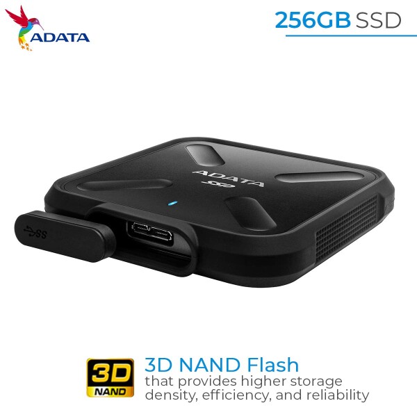ASD700-256GU3-CBK (256GB ポータブルSSD SD700 USB 3.1 IP68 防塵/防水 耐衝撃 ブラック)_2