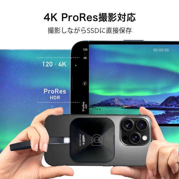 Addlink P30 Magsafe 外付け 1TB USB4 読出最大4000MB/秒 USB-C 防滴防塵 マグネットスナップ Iphone-ProRes対応 リーム ポータブルSSD PS5/PS4_2