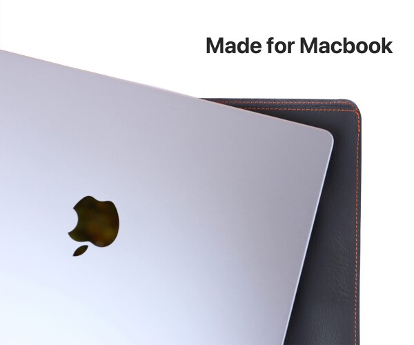 YuKa工房 MacBook用 本革スリーブケース 日本製 シンプル スリム ソフト レザー (Air 15インチ)_5