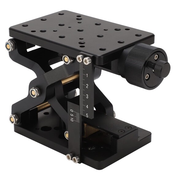 EVTSCAN Z軸線形ステージ、ヘビーデューティ負荷容量20kgf、dovetailガイド、アルミニウム合金、光学顕微鏡、テスト、製造、汎用アプリケーション用