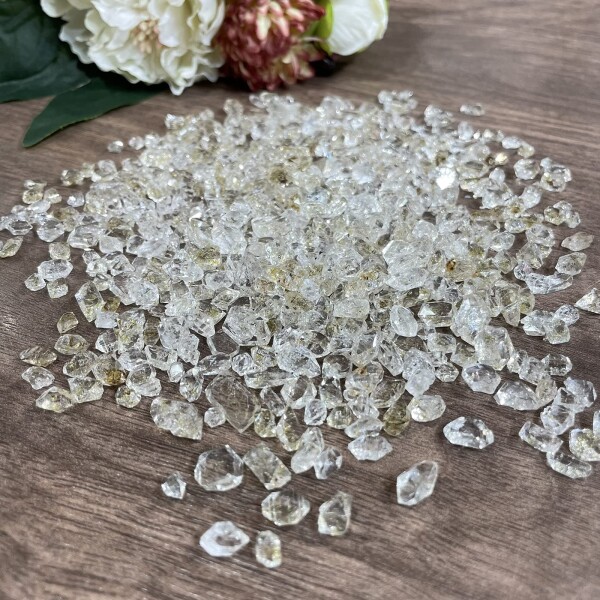 (premium stone gallery) オイルインクォーツ 原石 さざれ 100g 透明 パキスタン産 #T2100_3