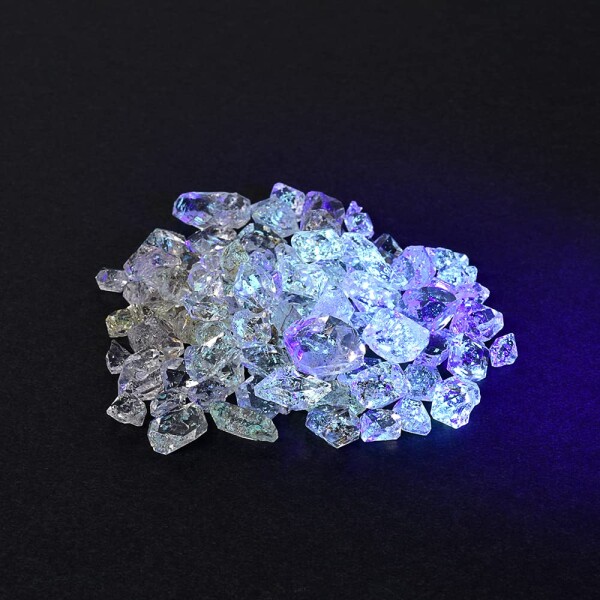 premium stone gallery) オイルインクォーツ 原石 さざれ 300g 透明