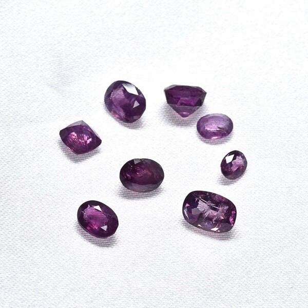 (premium stone gallery) パープル・サファイア（カシミール産）2粒 1.5ct #T2097