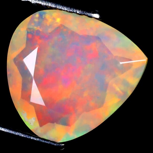 レインボーオパール ルースストーン 2.58 ct PEAR (12 x 11 mm