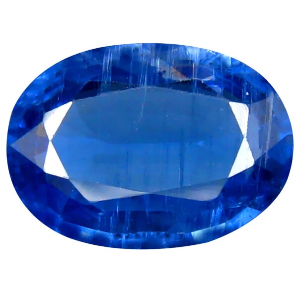 カヤナイト ルースストーン 2.16 ct AA+ Grade Oval Shape (10 x 7 mm) Mined from Nepal Blue Kyanite Natural Un-Heated Loose Gemstone