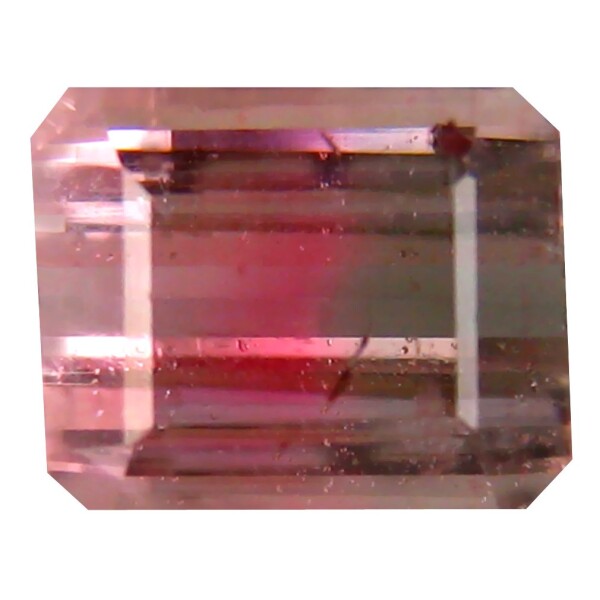 スイカトルマリン ルースストーン 1.19 ct Octagon Cut (6 x 5 mm) Un-Heated Watermelon Color Watermelon Tourmaline Natural Loose Gemstone