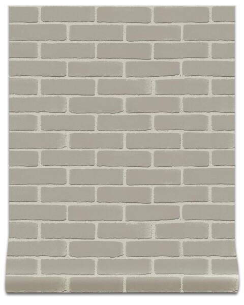 FOLU 壁紙シール レンガ調 つや消し （60CM×10M一巻）リメイクシート 貼って 剥がせる壁紙 補修 模様替え 多用途 ふすま紙 シールタイプ 壁がみシール 防汚 防カビ 耐熱 ?? かべがみ シー