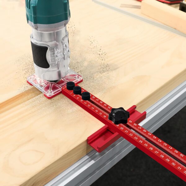 zmart 拡張 3 in 1 ルーター ミリング 溝 ブラケット 半径 9-61cm ルーター サークル カッティング ジグ 木工用アルミニウム キャビネット ハードウェア