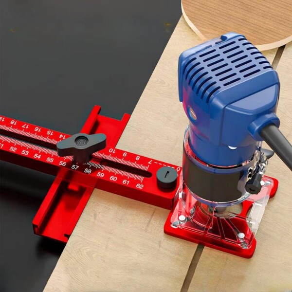 zmart 拡張 3 in 1 ルーター ミリング 溝 ブラケット 半径 9-61cm ルーター サークル カッティング ジグ 木工用アルミニウム キャビネット ハードウェア