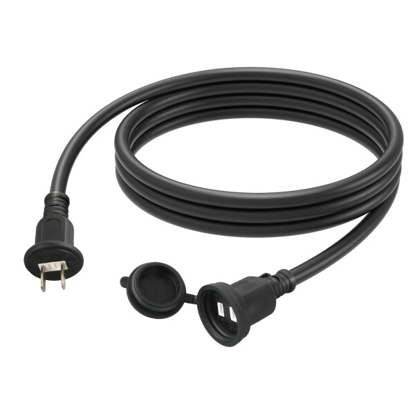 EnergyPro 延長コード 10m 防水型 防雨 12A 125V 2ピン 電源ケーブル 防水プラグ 電源増設 DIY 連結可 コンセント 屋外屋内兼用 PSE認証済