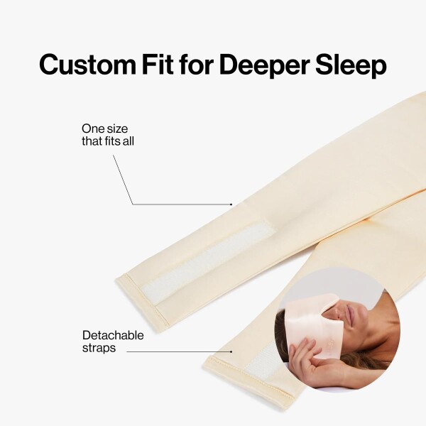 Dore & Rose Deep Sleep Mask Light Blocking, 23 Momme Mulberry Silk Eye Mask, Ultra Soft, Adjustable - Travel Sleeping Mask for Men & Women_2