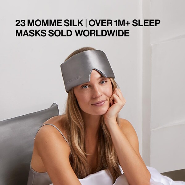 Dore & Rose Deep Sleep Mask Light Blocking, 23 Momme Mulberry Silk Eye Mask, Ultra Soft, Adjustable - Travel Sleeping Mask for Men & Women_1