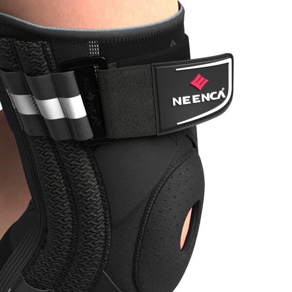 NEENCA 膝パッド プロテクター 膝サポーター 膝の安定 金属バネ付き/がっちり固定力 左右兼用 圧迫 スポーツ用 日常生活 大きいサイズ AC-44 3XL_3