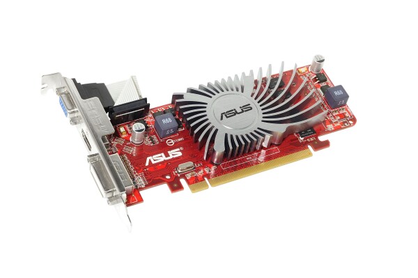 ASUS ATI Radeon HD6450 サイレント 512MB DDR3 VGA/DVI/HDMI ロープロファイル PCI-Express ビデオカード - EAH6450 SILENT/DI/512MD3(LP)