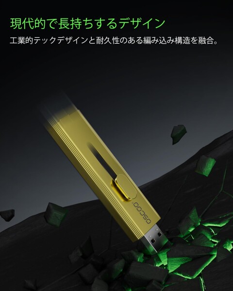 OSCOO 1TB 外付けSSD タイプC ? 最大1000MB/s、の4K 60fps ProResに対応｜USB 3.2 Gen2 USBメモリ小型、スライド式コネクタ デュアルUSB-C &amp; USB-Aポート｜ポータブルSSDスライド式コネクタ｜iPhone 15/16/17、_5