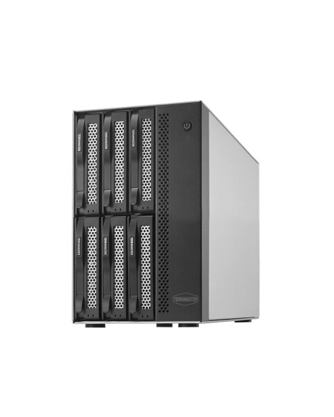 TerraMaster T6-423 6ベイ ハイパフォーマンスNAS 中小企業に最適 N5095 QuadCore CPU 4GB DDR4 ネットワークアタッチトストレージ 2x 2.5GbEポート (HDD付属なし)