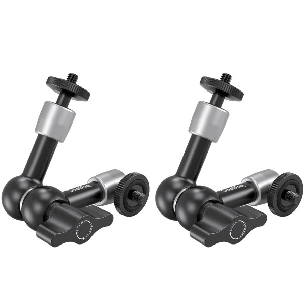 SmallRig マジックアーム 5.5インチ 2個パック 関節式調整可能フリクションアームマウント 1/4"-20ネジ付き カメラモニター/LEDライトセットアップ用 5316