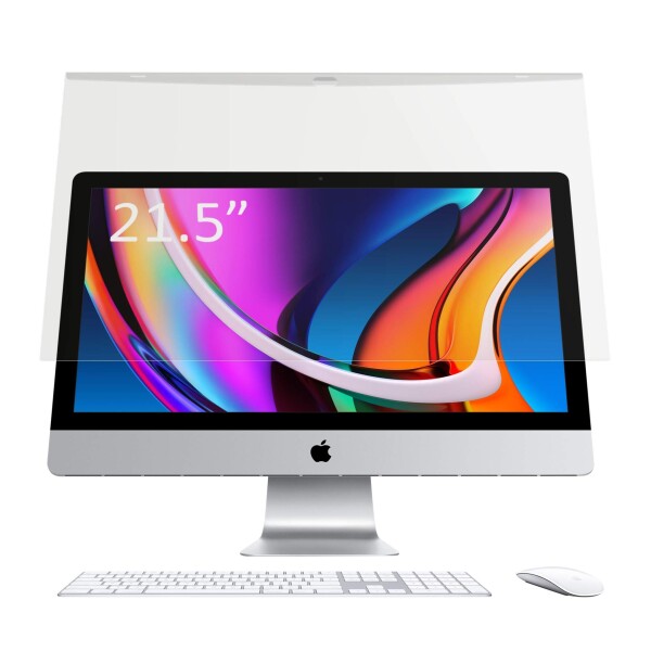 LOE(ロエ) iMac 21.5 ブルーライトカット フィルター 液晶 モニター スクリーン アクリル 保護 パネル フィルム ガード 据え置き型 (2020 iMac21.5 グレア)