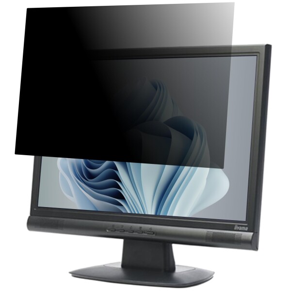 LOE(ロエ) 汎用 19インチ 16:10 PCモニター用 覗き見防止フィルム プライバシーフィルター 光沢/非光沢 両面対応 PC 画面 反射防止 パソコン のぞき見防止 (409x256mm) 1枚